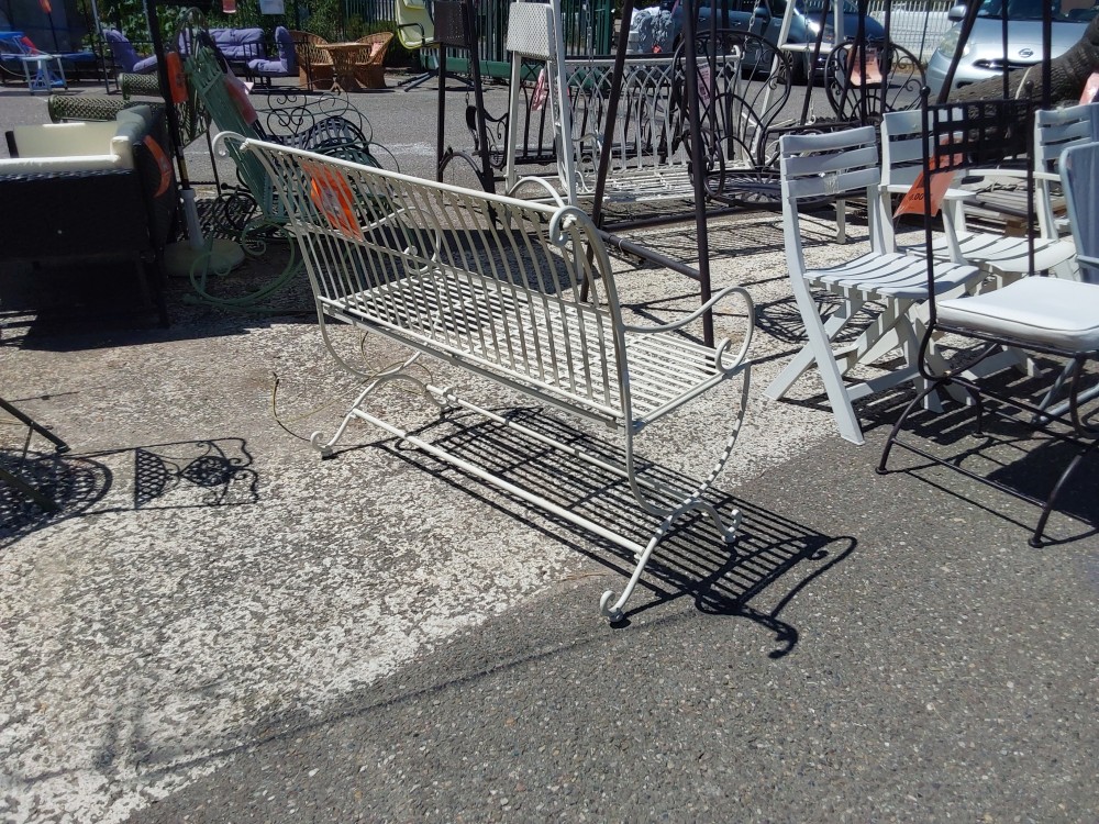 BANC FER FORGE BLANC (RW-14)