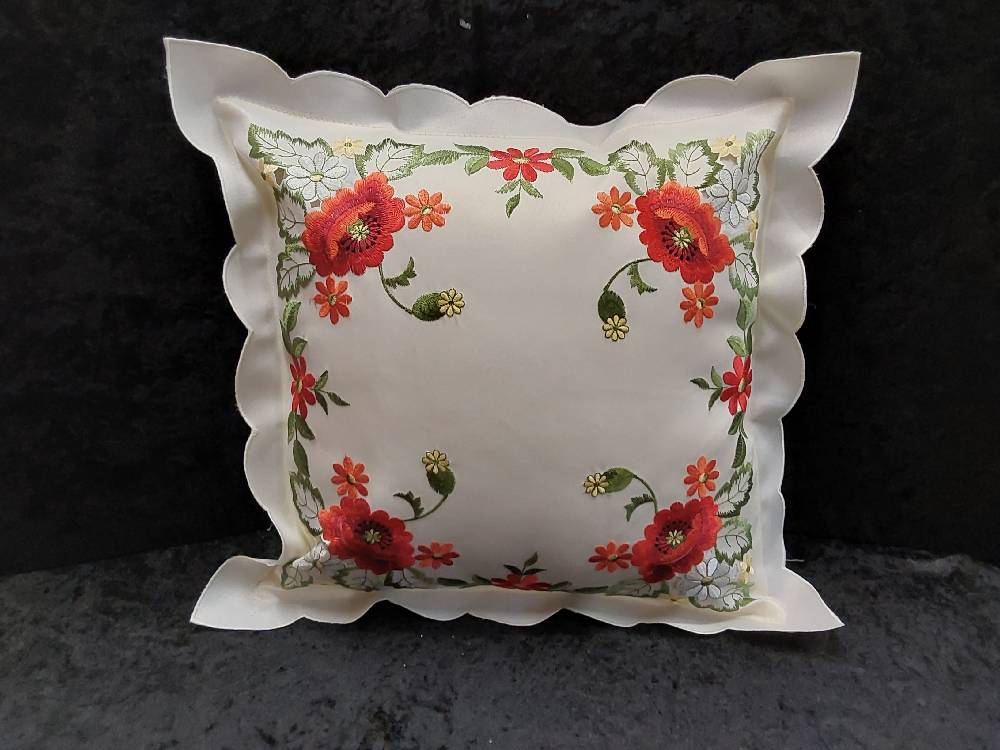 HOUSSE DE COUSSIN + GARNITURE 40X40 - MOTIFS DIFFÉRENTS