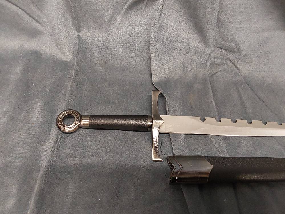 EPEE BOUT ROND DECORATION AVEC FOURREAU 40CM (FL-13234)