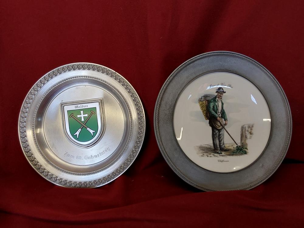 ASSIETTE DIVERS MODÈLES EN ETAIN