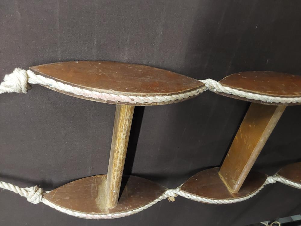 ECHELLE DE BATEAU POUR DECO BOIS ET CORDE LONG