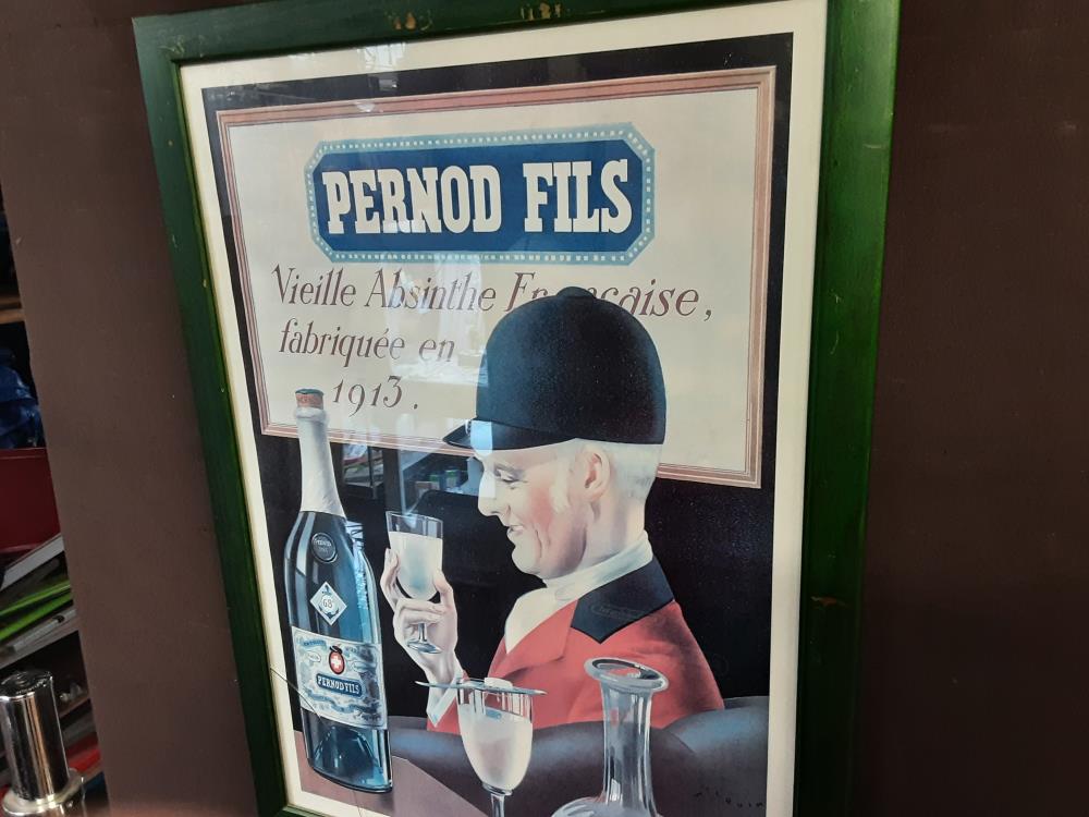 TABLEAU AFFICHE PERNOD FILS 55X75CM