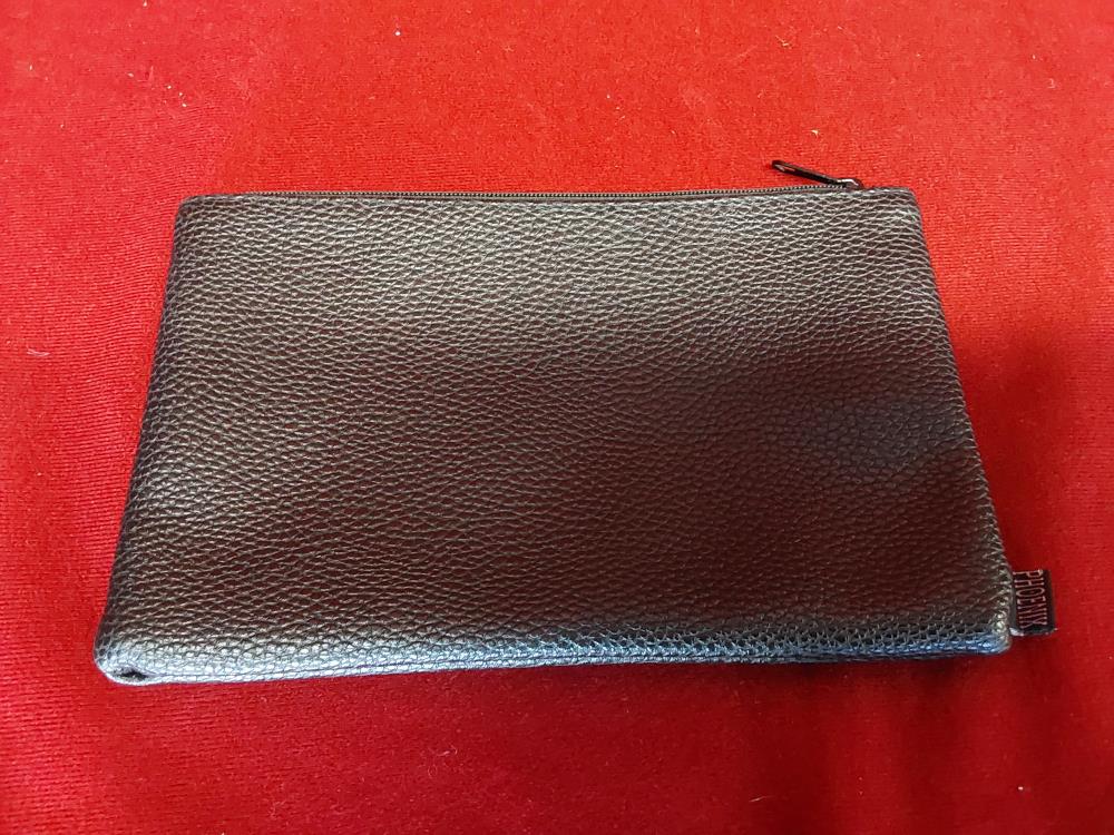 POCHETTE 22 CUIR GRAINÉ PHOENIX