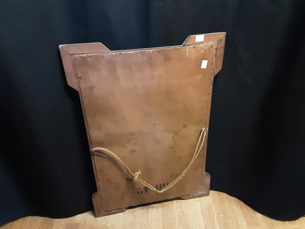 MIROIR BISEAUTÉ  CADRE BOIS