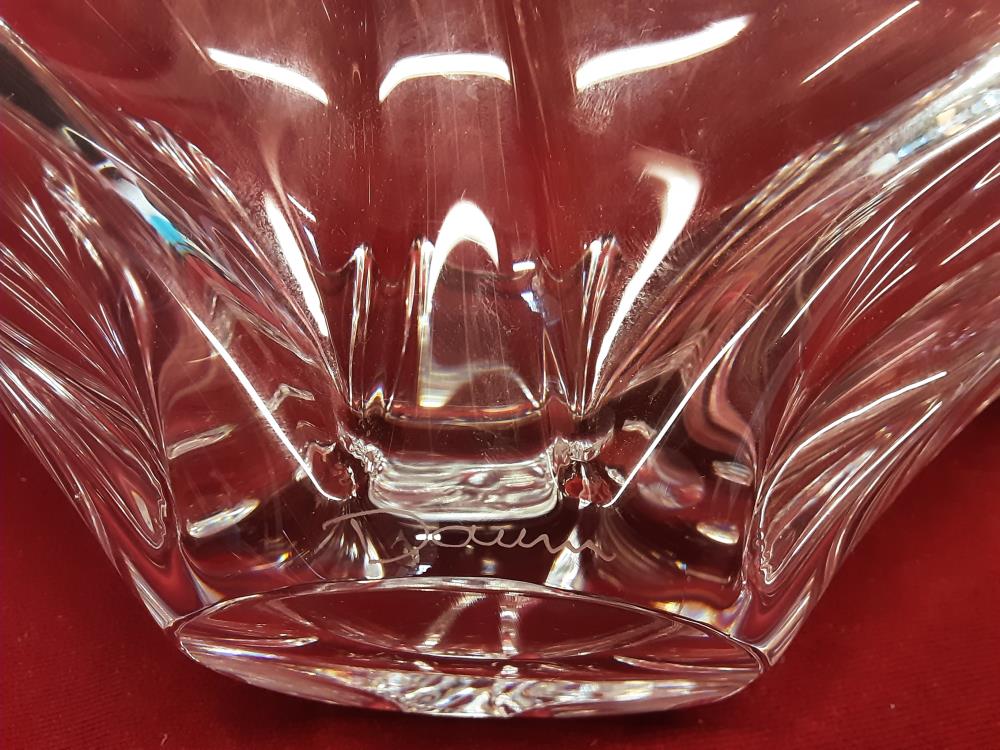 COUPE A FRUITS CRISTAL SIGNE DAUM