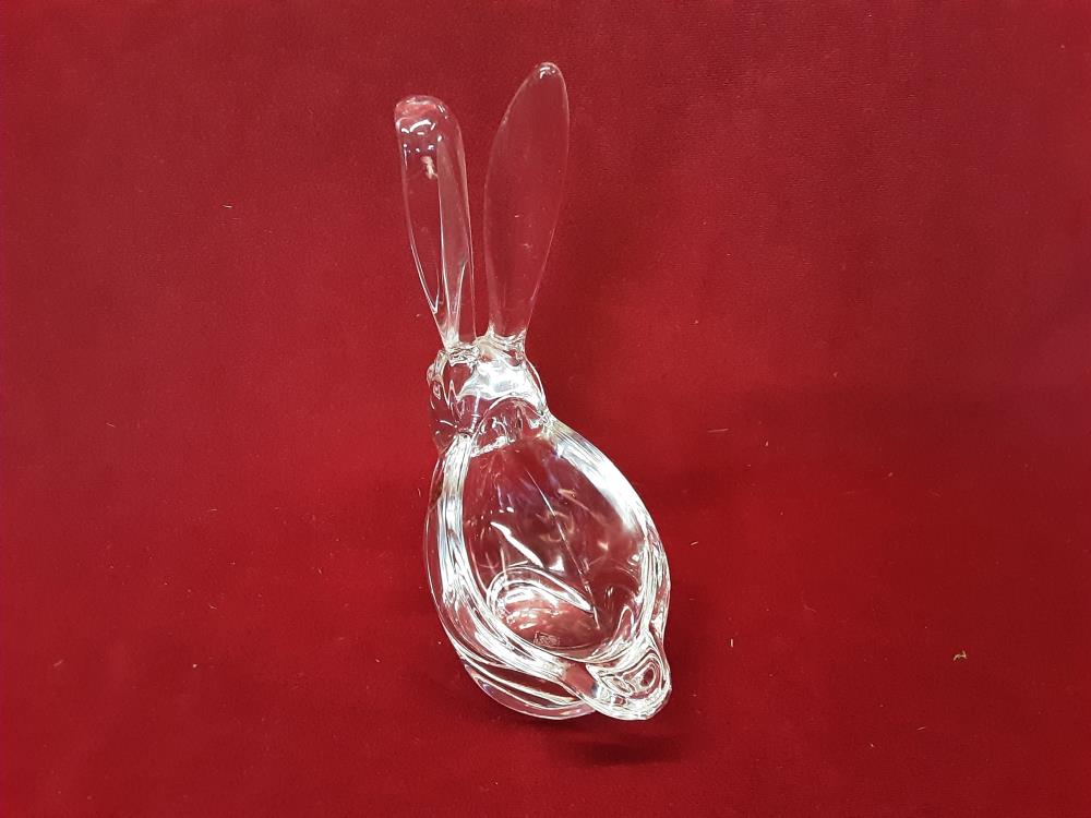 VIDE POCHE LAPIN EN CRISTAL