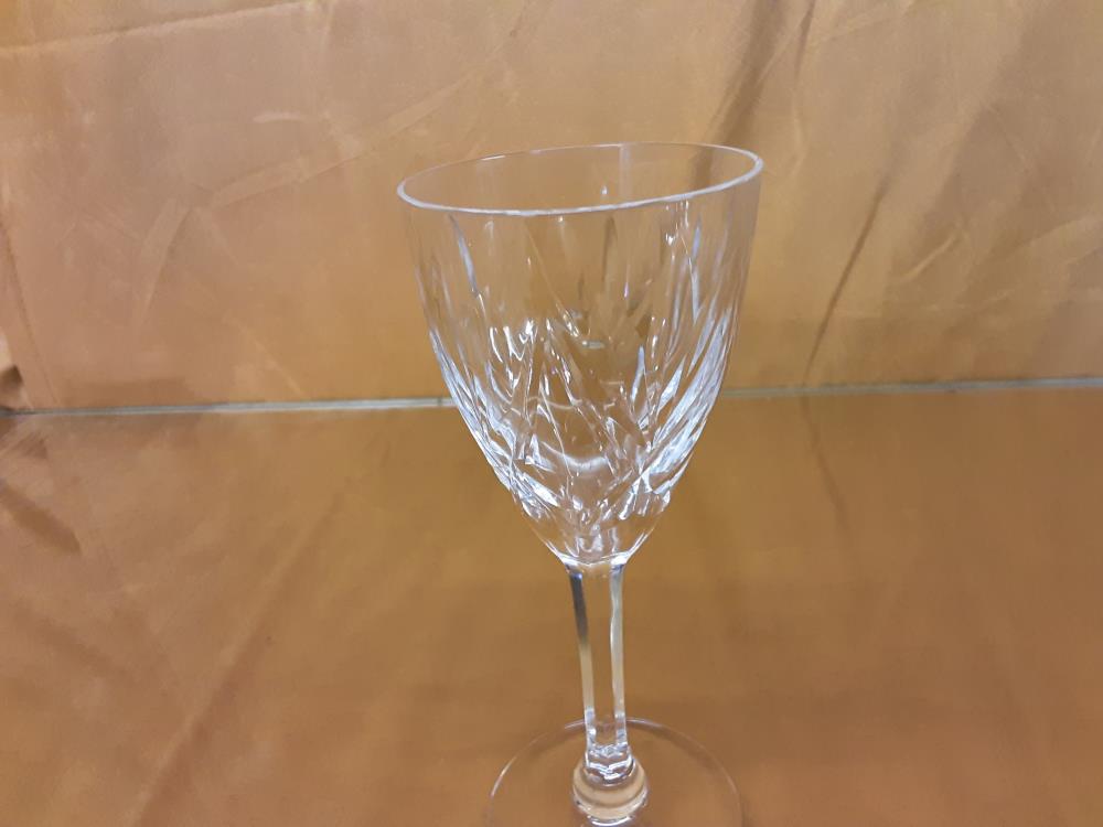 LOT DE 6 VERRES A EAU CRISTAL DE ST LOUIS