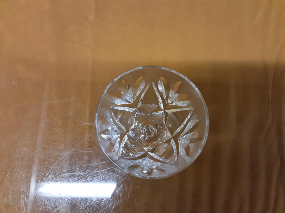 LOT DE 6 VERRES A EAU CRISTAL DE ST LOUIS