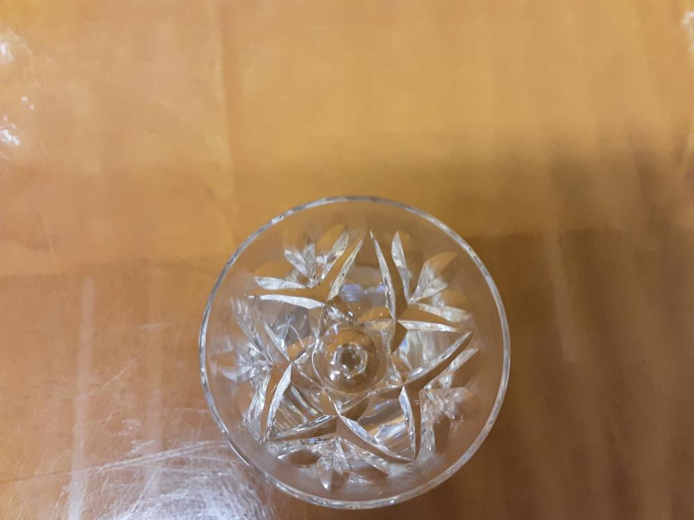 LOT DE 6 VERRES A VIN CRISTAL DE ST LOUIS