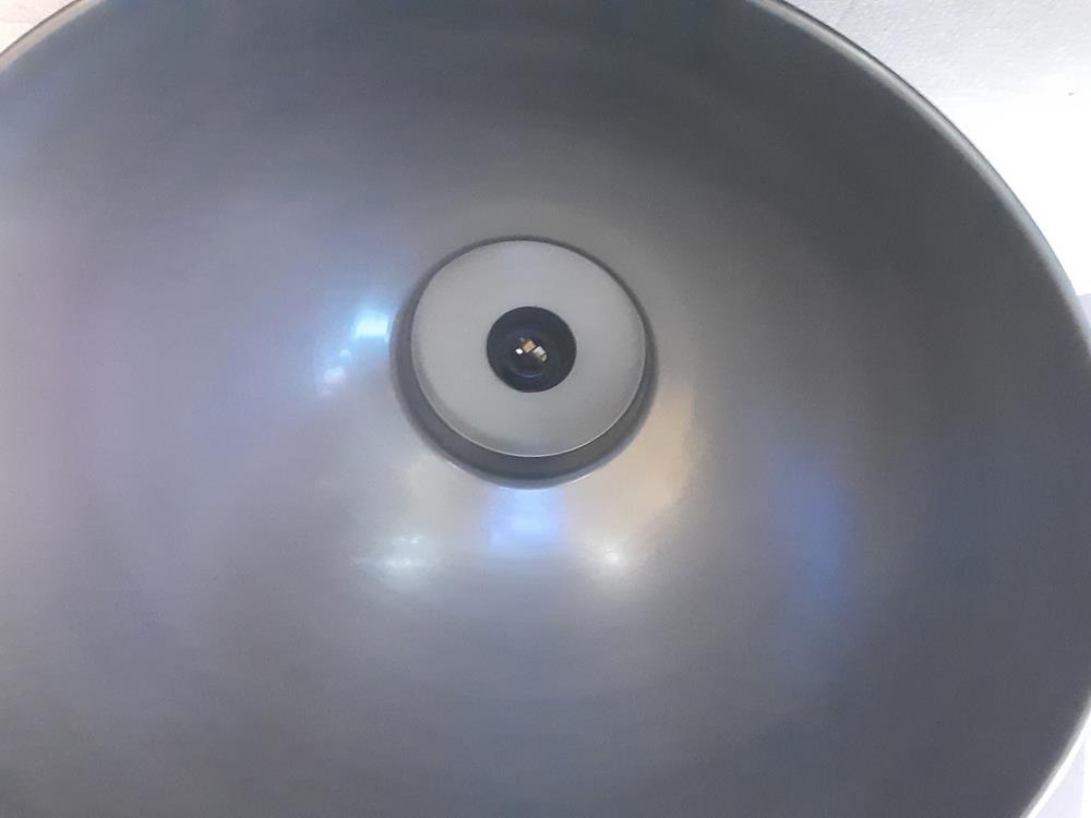 LUSTRE GLOBE METAL NOIR STYLE INDUSTRIEL DIAMETRE 45CM