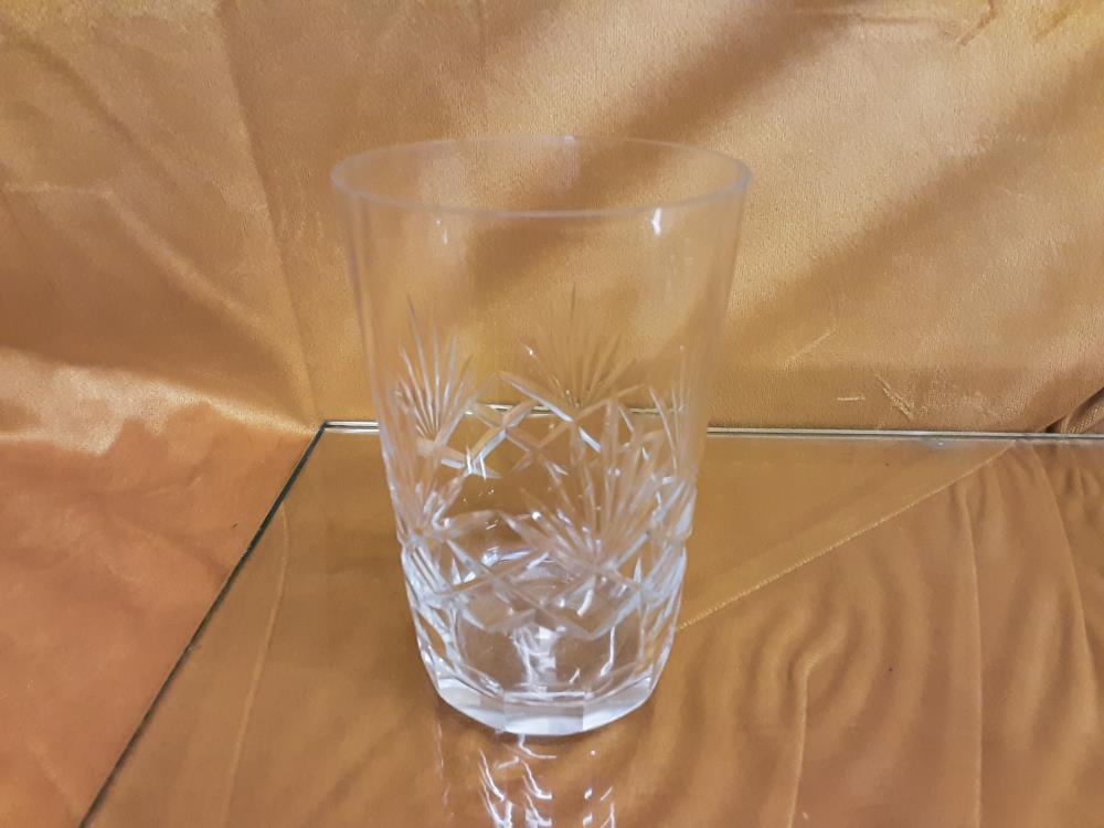 LOT DE 11 VERRES À LIMONADE EN CRISTAL