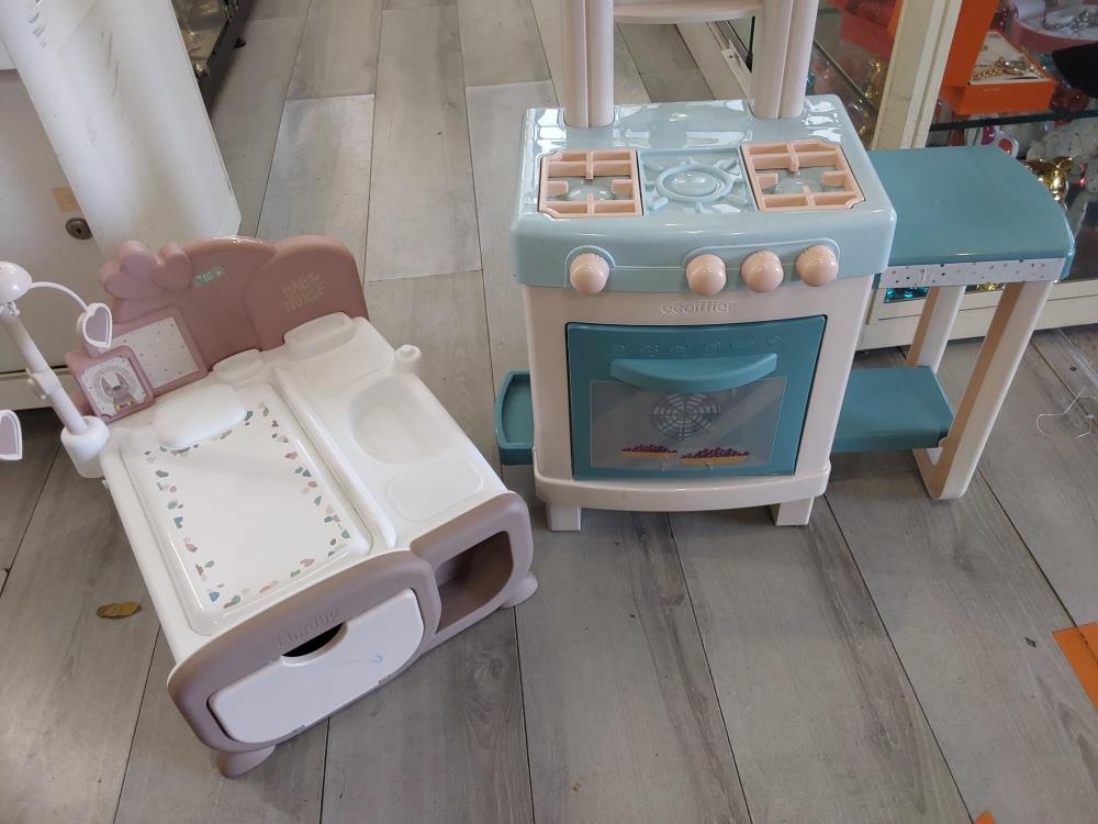 ENSEMBLE JOUET CUISINE + LIT POUPEE