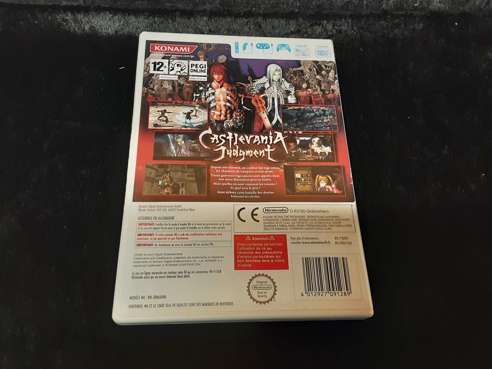 JEU WII CASTLEVANIA JUDGMENT