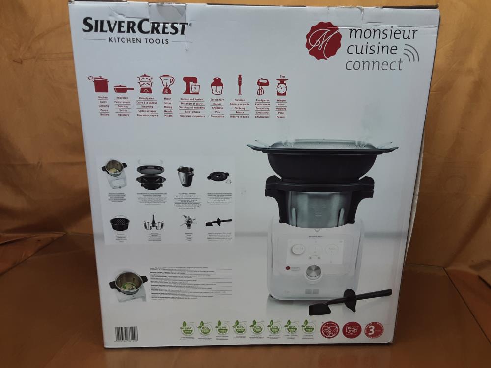 MONSIEUR CUISINE CONNECT KITCHEN TOOLS SILVER CREST