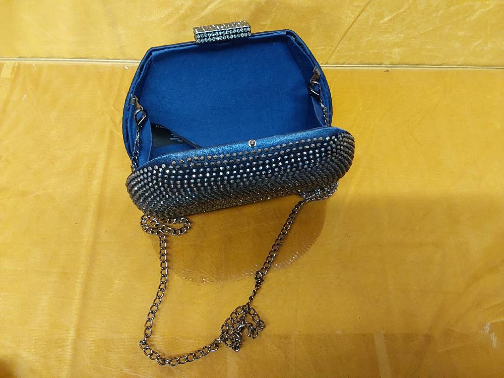 SAC A MAIN TPM BLEU A STRASS