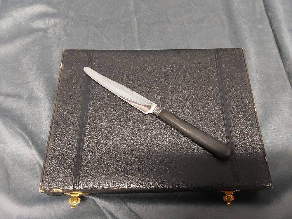 12 COUTEAUX MANCHE CORNE NOIRE