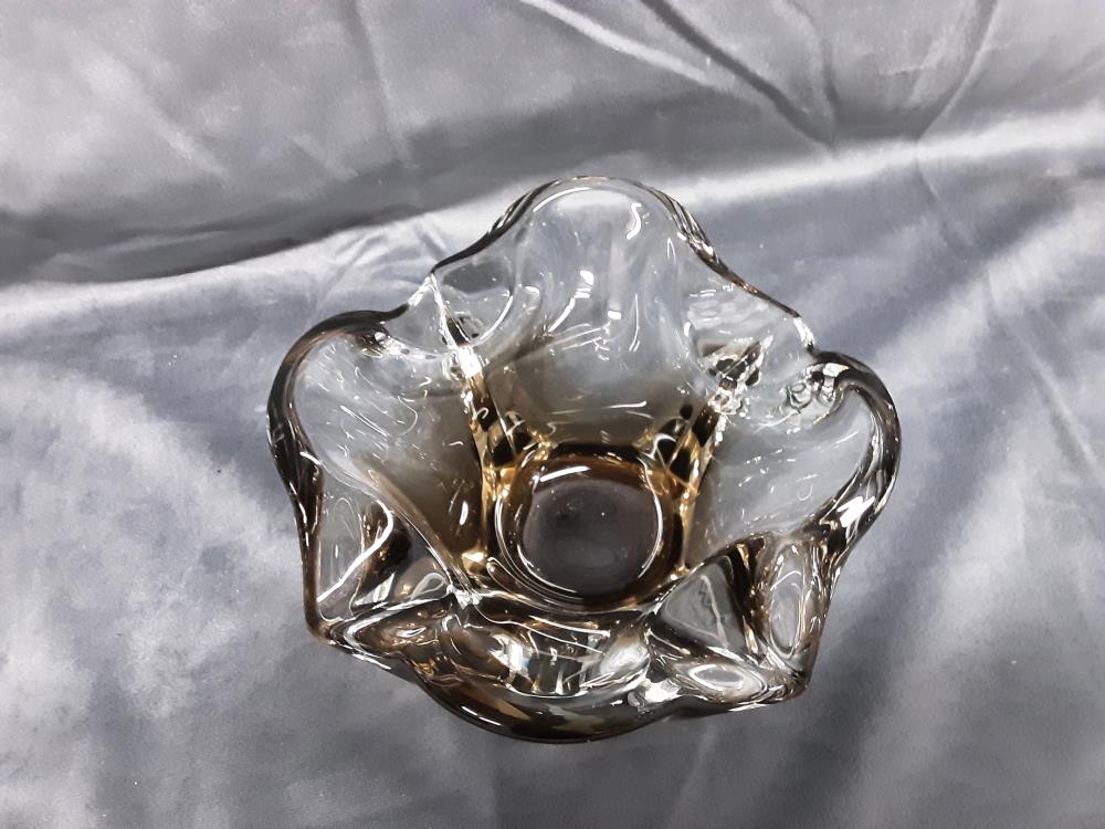 VIDE POCHE EN CRISTAL FUMÉ