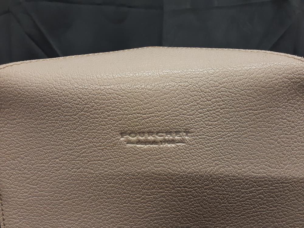 SAC A MAIN CREME MARQUE POURCHET