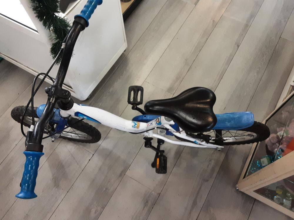 VELO ENFANT BLEU ET BLANC NAKAMURA