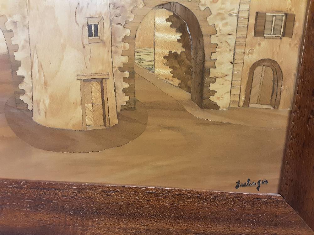 TABLEAU MARQUETE TOUR DU BOLLWERK ESSLINGER