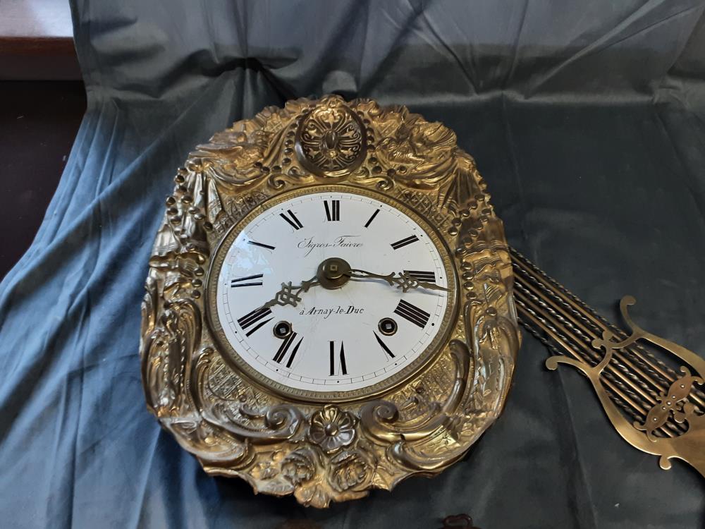 MECANISME DE COMTOISE AVEC 2 POIDS ET BALANCIER