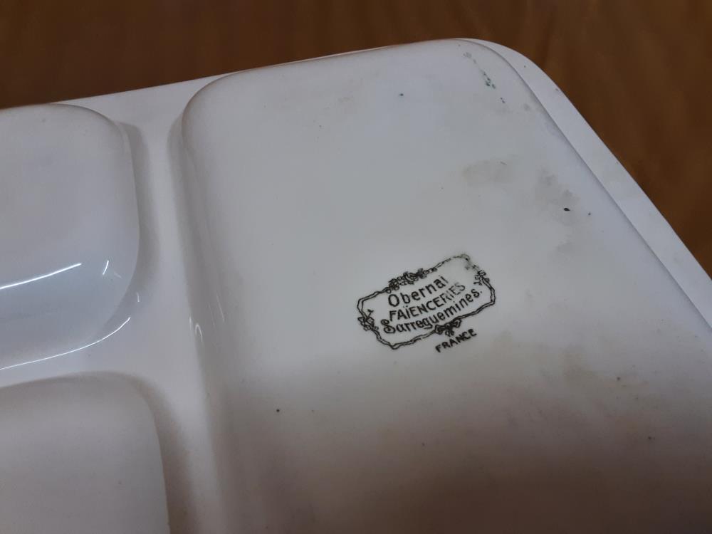 PLAT RECTANGULAIRE SEPARATEUR OBERNAI SARREGUEMINES