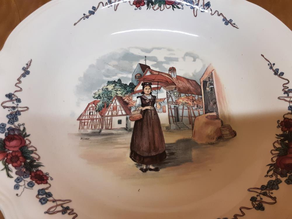 PLAT ROND CREUX OBERNAI SARREGUEMINES