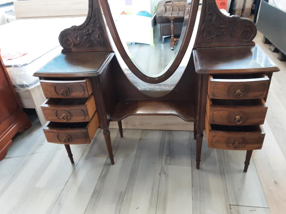 PSYCHE 6 TIROIRS BOIS FONCE