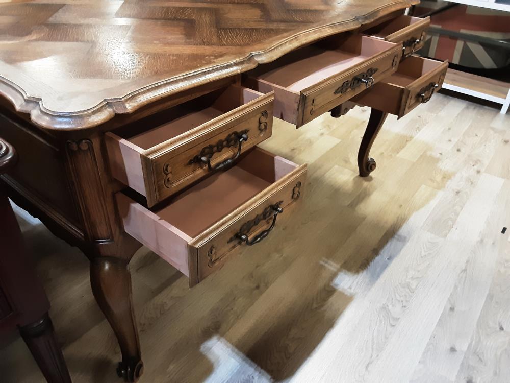 BUREAU 5 TIROIRS EN CHENE