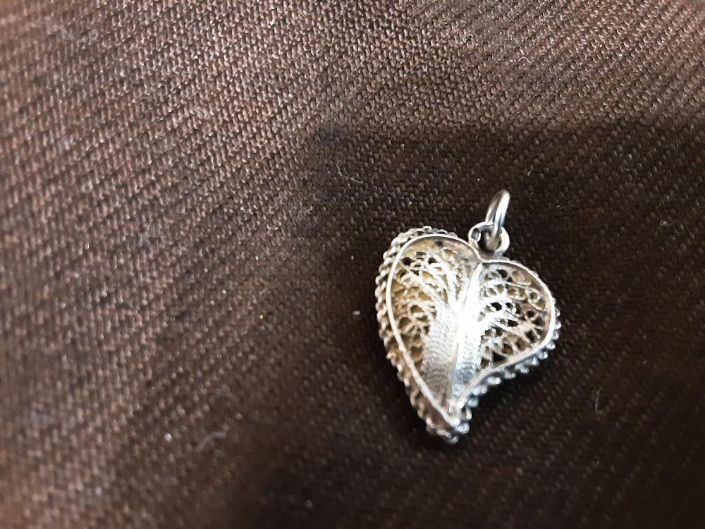 PENDENTIF COEUR ARBRE DE VIE EN ARGENT