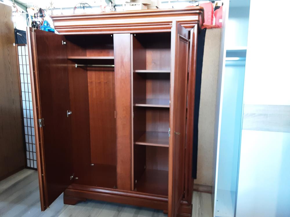 ARMOIRE 2 PORTES MERISIER