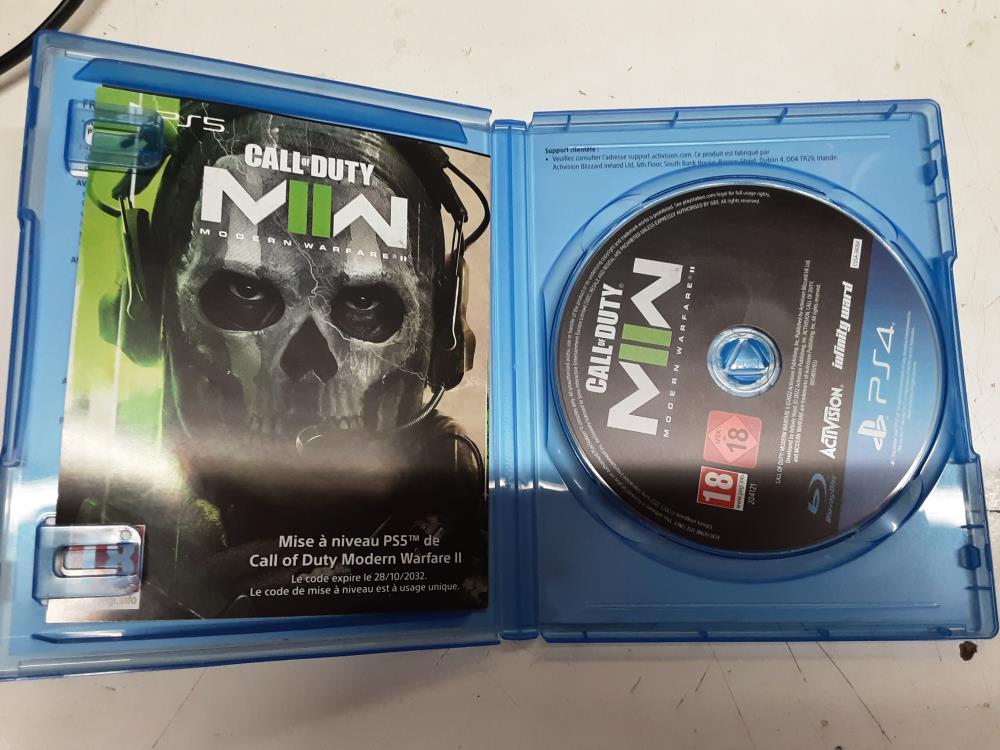 JEU PS4 COD MODERN WARFARE II