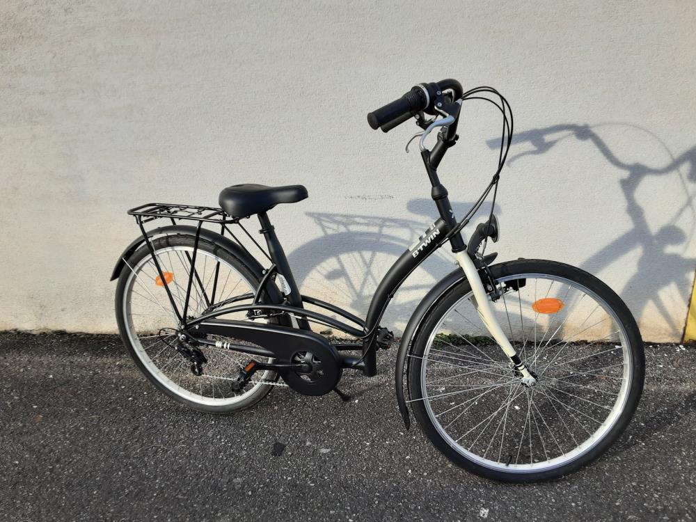 VELO DAME BTWIN ELOPS 300 NOIR 26P