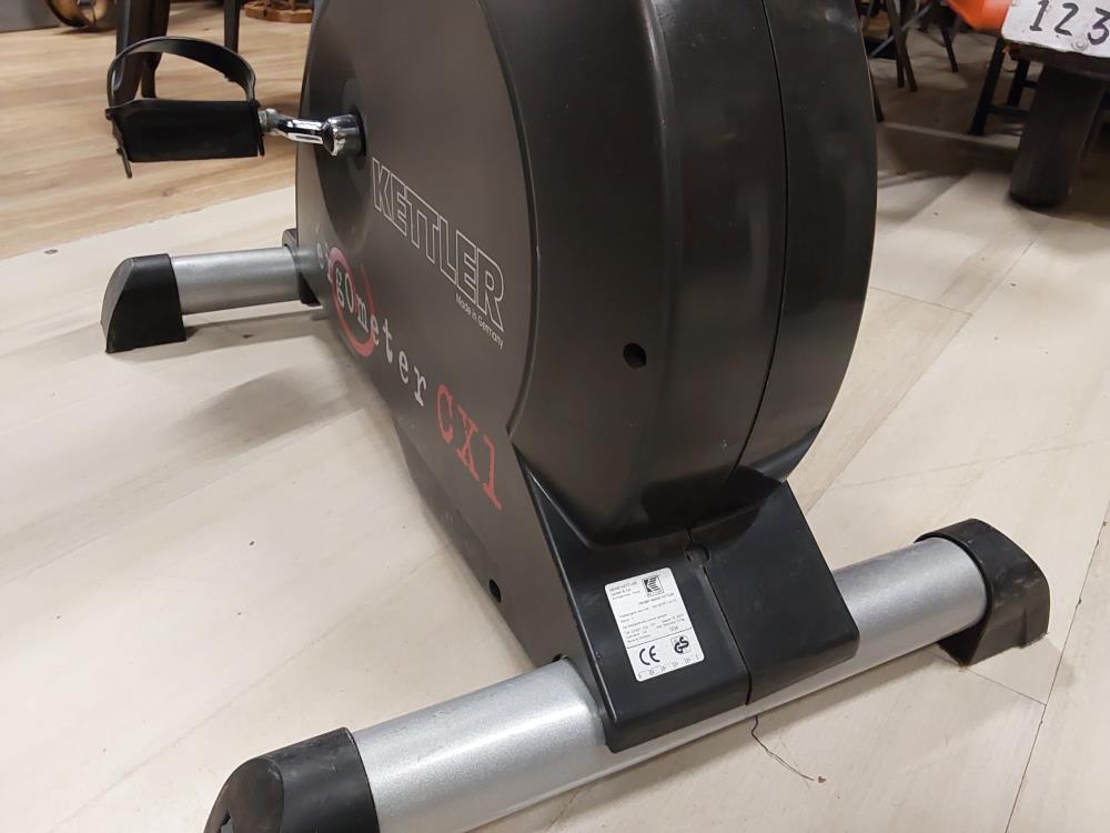 VELO D APPARTEMENT KETTLER ERGOMETER CX1AVEC ADAPTATEUR SECTEUR