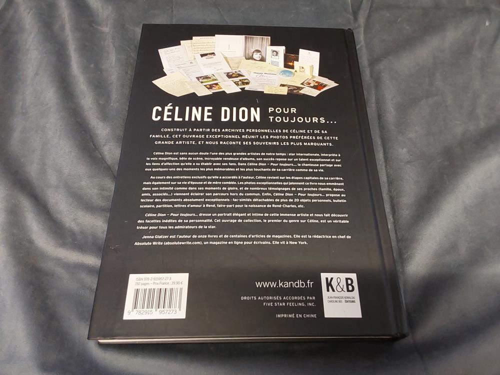 LIVRE CELINE DION