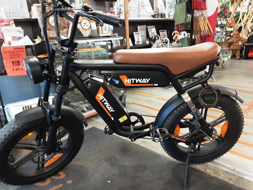 VELO ELECTRIQUE HITWAY 20 POUCES MODELE BK17 TRES PEU SERVI