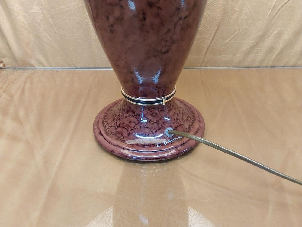 LAMPE DE SALON PIED BRUN DRIMMER