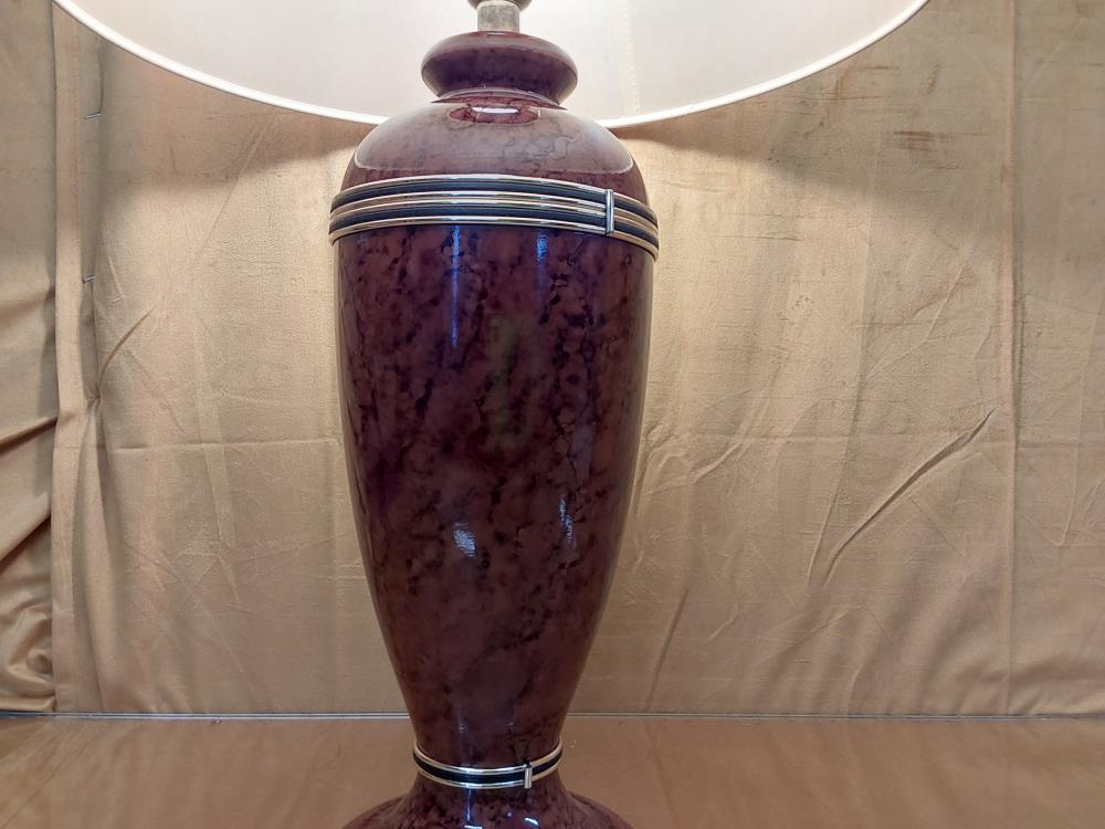 LAMPE DE SALON PIED BRUN DRIMMER