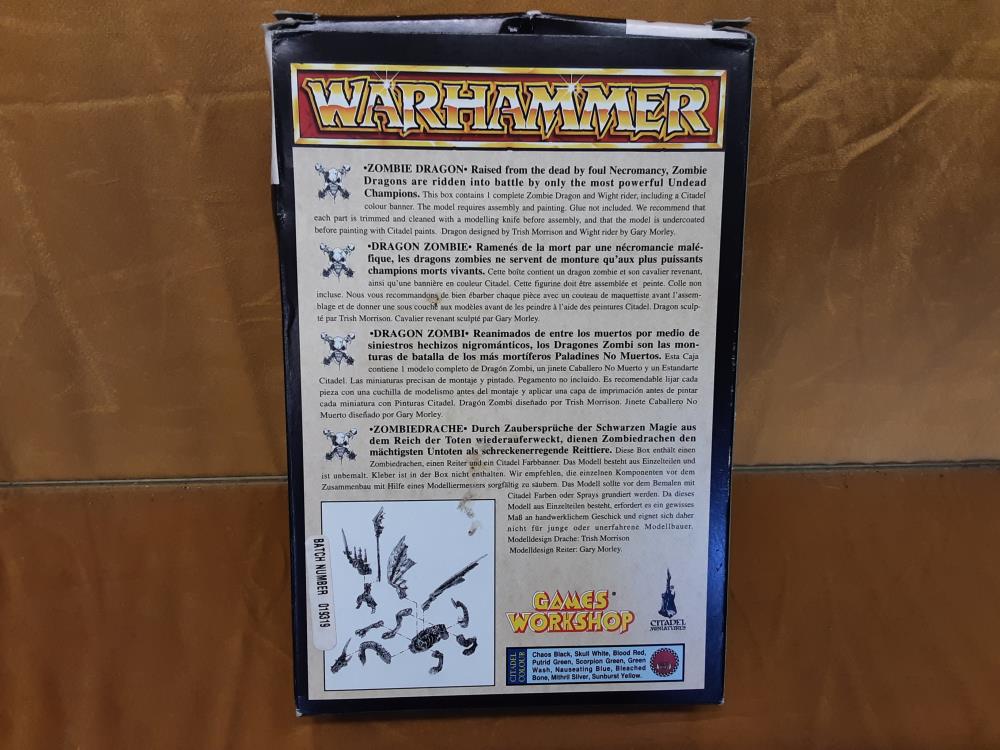 MINIATURE WARHAMMER ZOMBIE DRAGON