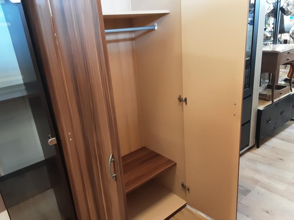 ARMOIRE 2 PORTES COLORIS BRUN