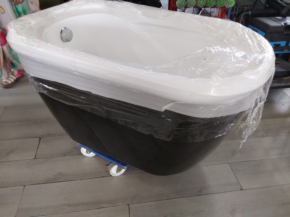 BAIGNOIRE SABOT 165L NOIRE (1193419-130899) 2ÈME CHOIX