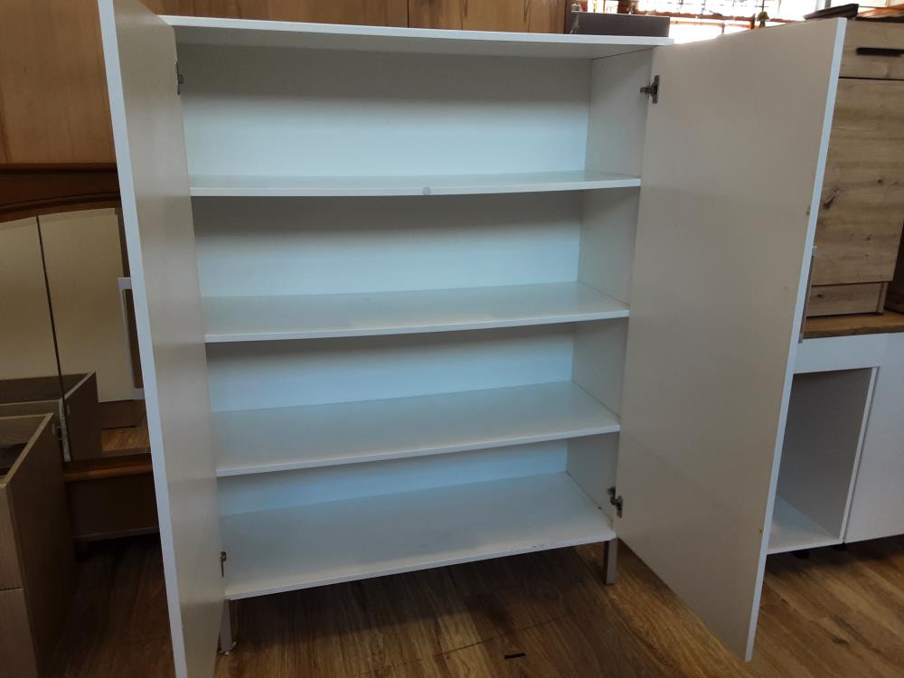 ARMOIRE DE BUREAU 2 PORTES BLANCHE