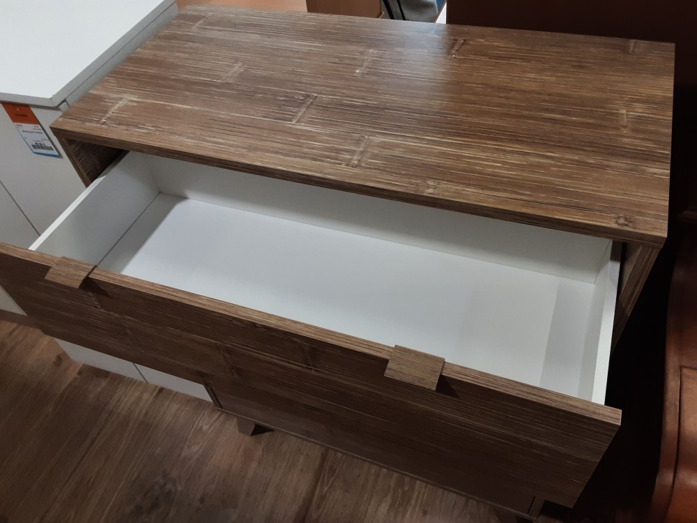 COMMODE BOOBANG 03A - 003321 - 4 TIROIRS MDF COLORIS BOIS CLAIR