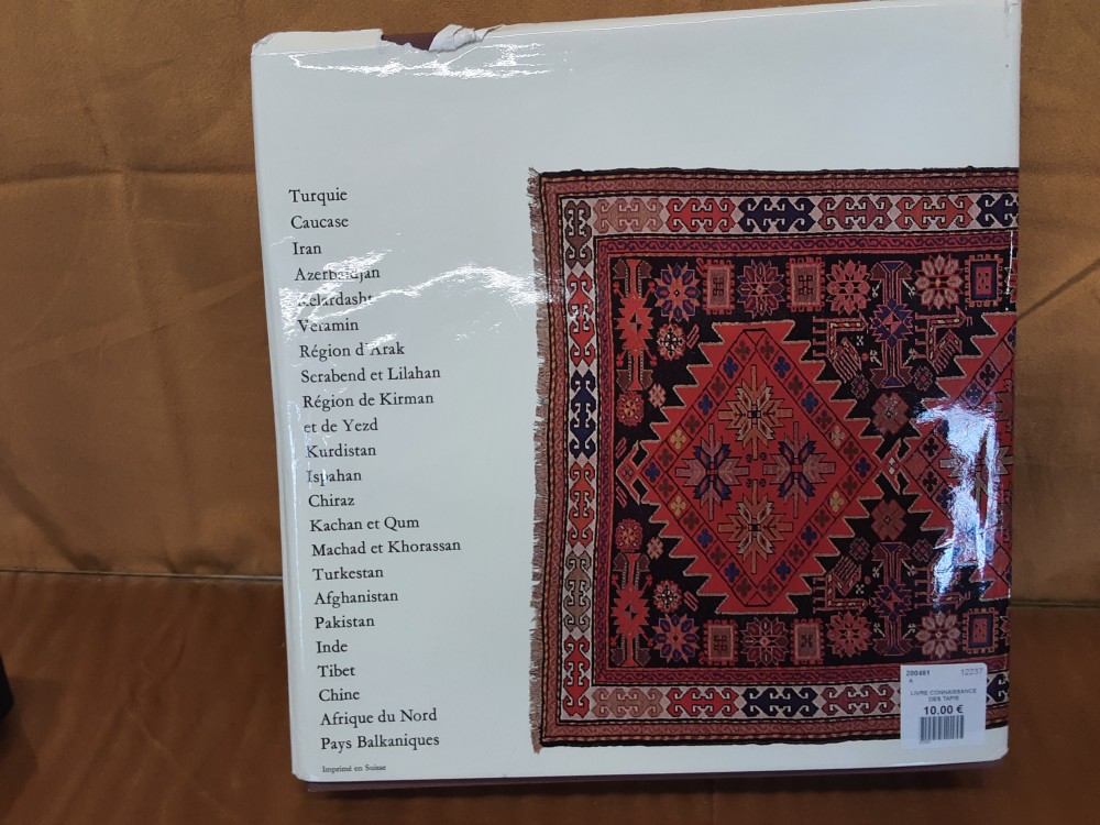 LIVRE CONNAISSANCE DES TAPIS