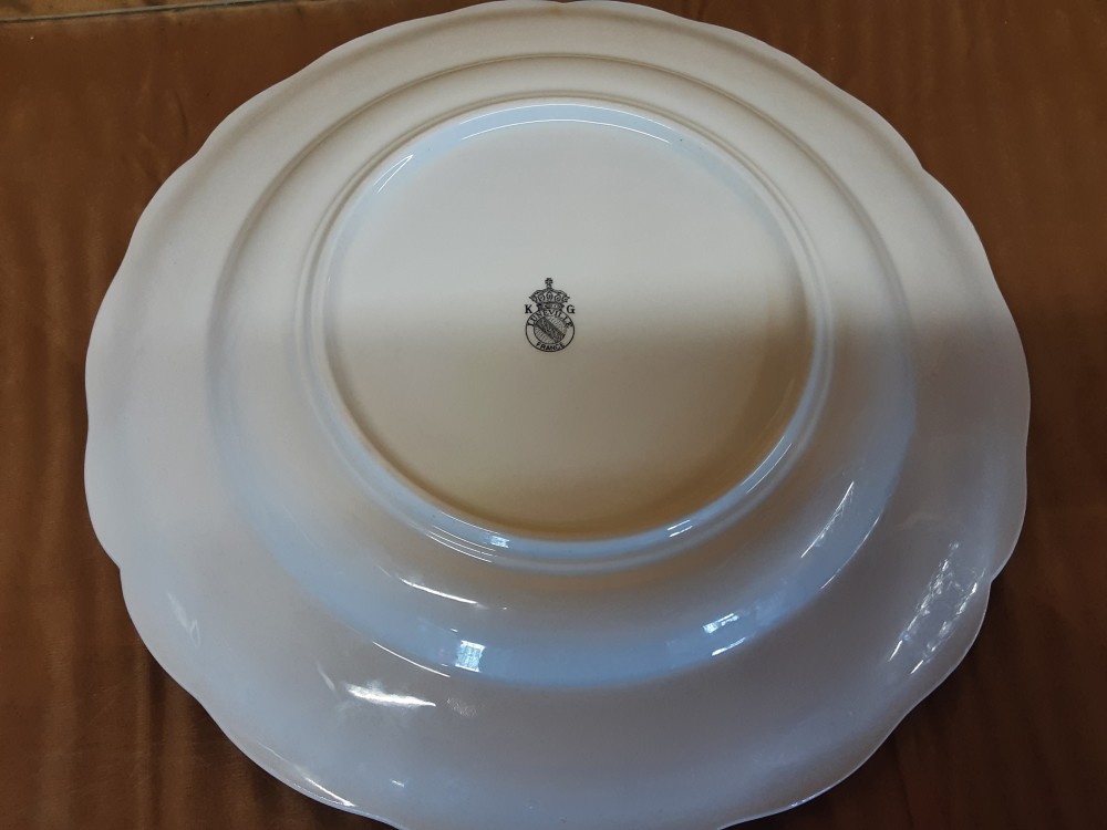 PLAT ROND LUNÉVILLE DIAM.30CM