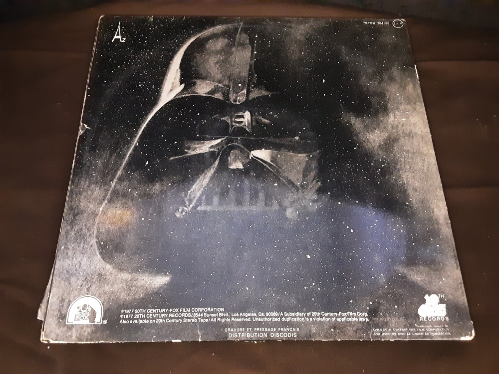 VINYL 33T "BO DU FILM STAR WARS"