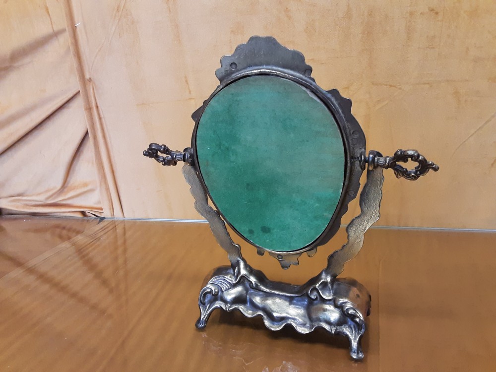 MIROIR A POSER ANGELOT EN LAITON