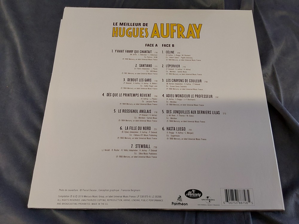 VINYL 33T LE MEILLEUR DE HUGUES AUFRAY