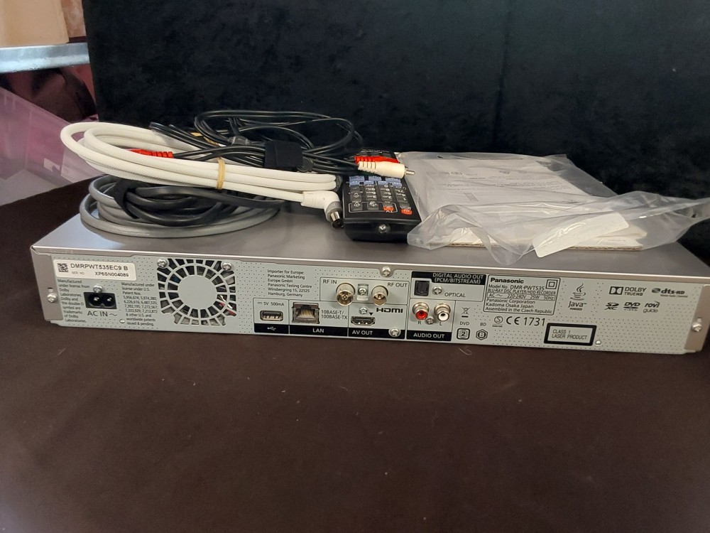 LECTEUR BLU-RAY ENREGISTREUR PANASONIC DMR-PWT535
