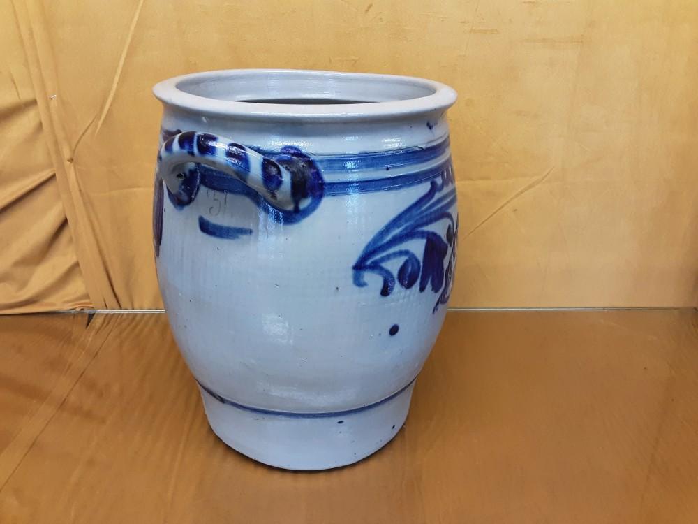 POT A GRAISSE EN GRES BLEU TGM 15L